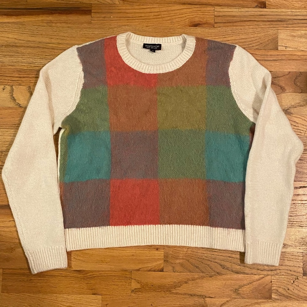 Topshop Colorblock Sweater
